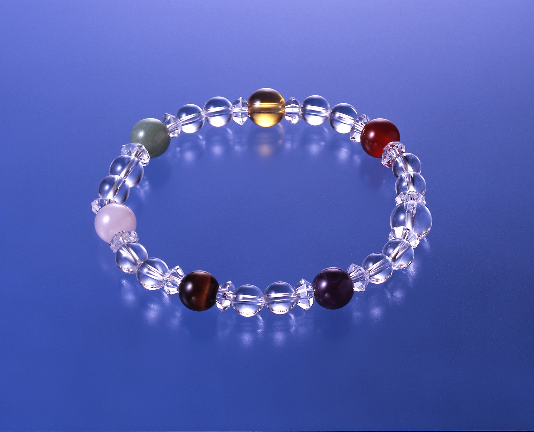 新作✩うる艶水晶ブレス GRAND RINO / スパイラルクォーツGA(螺旋水晶) ブレス 左